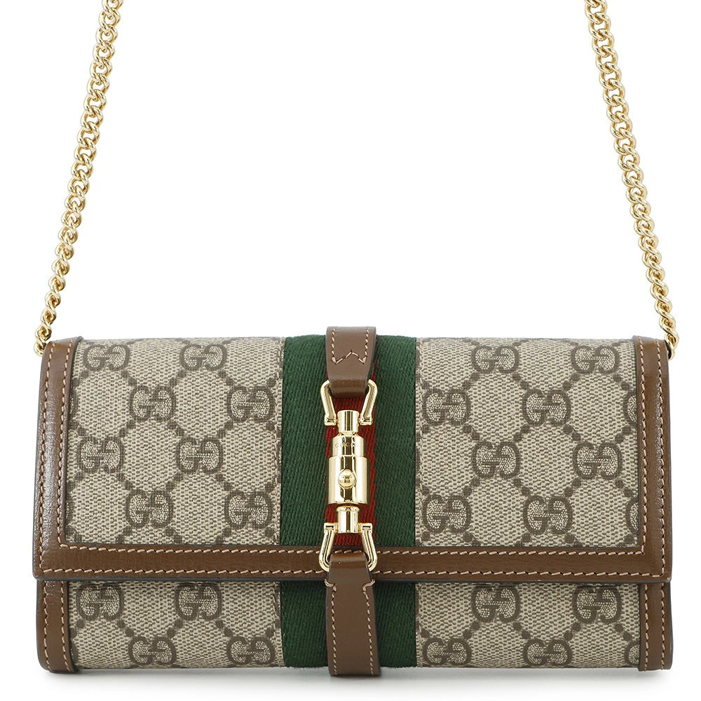 Gucci Chain Wallet GG Supreme Jackie